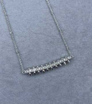 Cartier Full-Diamond Stud & Bullet Necklace