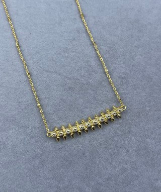 Cartier Full-Diamond Stud & Bullet Necklace