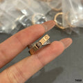 Cartier Novara Screw Motif Diamond Band Ring