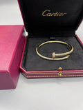 Cartier Lumira Pavé Line Cuff Bracelet