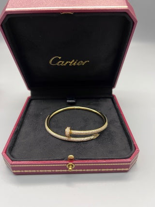 Cartier Lumira Pavé Line Cuff Bracelet