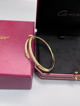 Cartier Lumira Pavé Line Cuff Bracelet