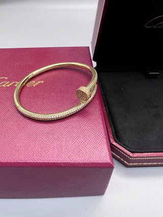 Cartier Lumira Pavé Line Cuff Bracelet