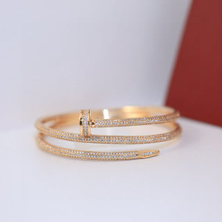 Cartier Juste un Clou – New Double-Row Diamond-Set Bracelet