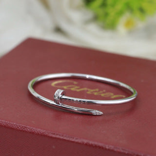 Cartier Juste un Clou bracelet with diamonds on the head and tail