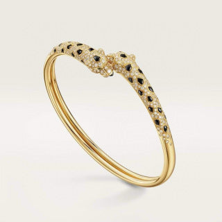 Cartier Seravelle Panther Pavé Cuff Bracelet