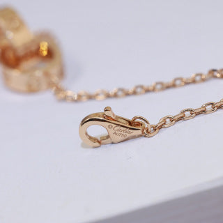 Cartier Liora Three Charm Circle Necklace