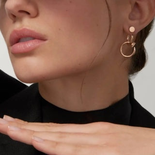 Cartier smooth-finish nail drop earrings