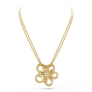 Van Cleef & Arpels Floral Radiance Pendant Necklace