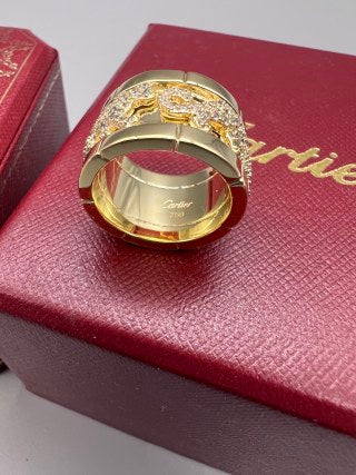 Cartier Veloria Pavé Heritage Band Ring