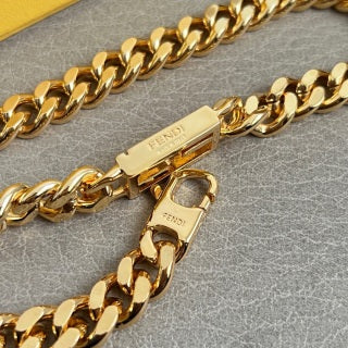 Fendi Vela FF Bold Chain Necklace