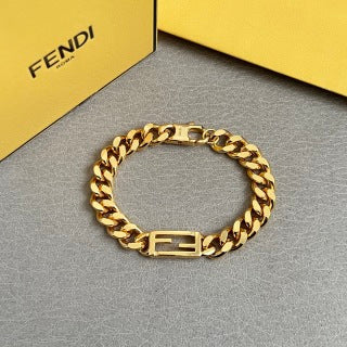 Fendi Varello FF Link Chain Bracelet