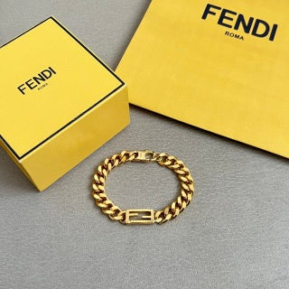 Fendi Varello FF Link Chain Bracelet