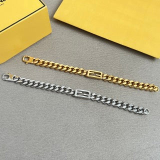 Fendi Varello FF Link Chain Bracelet