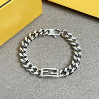 Fendi Varello FF Link Chain Bracelet