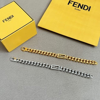 Fendi Varello FF Link Chain Bracelet