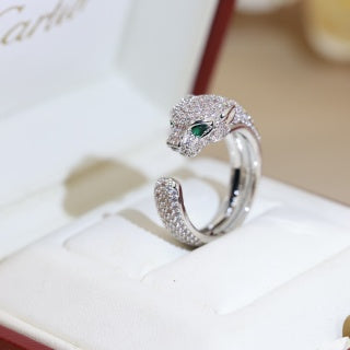 Cartier Sylvara Panther Curve Diamond Ring