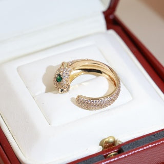 Cartier Sylvara Panther Curve Diamond Ring