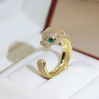 Cartier Sylvara Panther Curve Diamond Ring