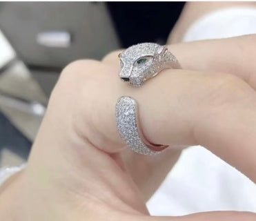 Cartier Sylvara Panther Curve Diamond Ring