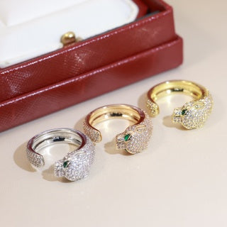 Cartier Sylvara Panther Curve Diamond Ring