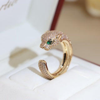 Cartier Sylvara Panther Curve Diamond Ring