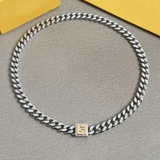 Fendi Varello FF Chain Link Necklace