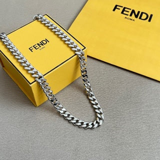 Fendi Varello FF Chain Link Necklace