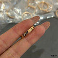 Cartier narrow-width ring with English lettering