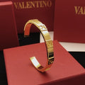 Fendi Verona FF Contrast Open Cuff Bracelet
