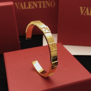 Fendi Verona FF Contrast Open Cuff Bracelet