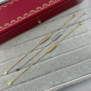 Cartier Elodie Diamond Motif Chain Bracelet