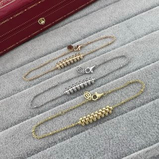 Cartier Elodie Diamond Motif Chain Bracelet