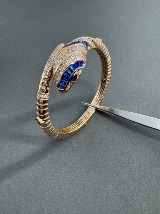 Bvlgari Colorful Serpent Crystal Bracelet – Elegant Luxury Jewelry