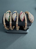Bvlgari Colorful Serpent Crystal Bracelet – Elegant Luxury Jewelry
