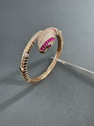 Bvlgari Colorful Serpent Crystal Bracelet – Elegant Luxury Jewelry