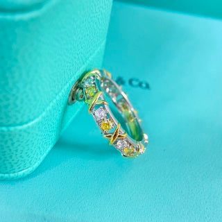 Tiffany Two-Tone Diamond Ring