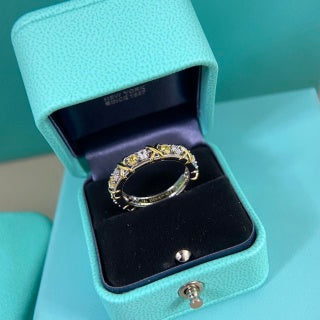 Tiffany Two-Tone Diamond Ring