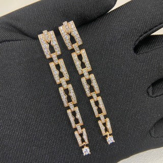 Bvlgari Crystal Geometric Link Bracelet – Elegant Luxury Jewelry