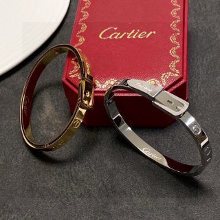 Cartier Orlena Signature Clasp Cuff Bracelet