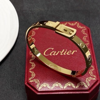 Cartier Orlena Signature Clasp Cuff Bracelet