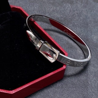 Cartier Orlena Signature Clasp Cuff Bracelet