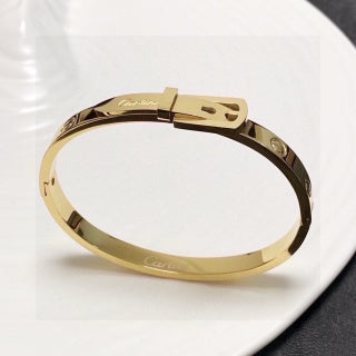 Cartier Orlena Signature Clasp Cuff Bracelet