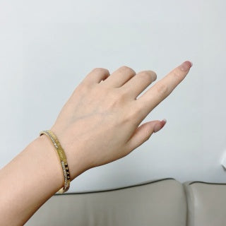 Cartier Lysandre Pavé Edge Bangle Bracelet