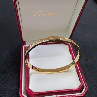 Cartier Lysandre Pavé Edge Bangle Bracelet