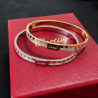 Cartier Lysandre Pavé Edge Bangle Bracelet