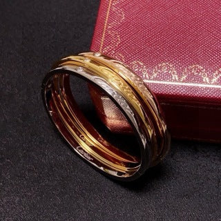 Cartier Elara Pavé Line Diamond Bangle Bracelet