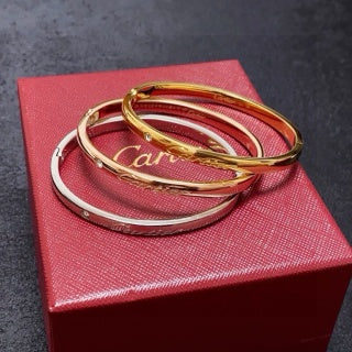 Cartier Elara Pavé Line Diamond Bangle Bracelet