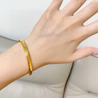 Cartier Elara Pavé Line Diamond Bangle Bracelet