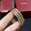 Cartier Elara Pavé Line Diamond Bangle Bracelet